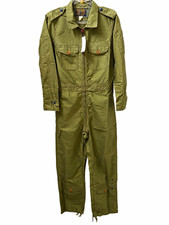 RRL Double RL Ralph Lauren Cotton Sateen Coverall Olive Green Women NWT SMALL picture