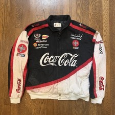 VTG Chase Authentics Dale Earnhardt Coca-Cola Jacket Coke Polar Bear | Size XL picture