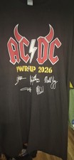 AC/DC 2026 POWER UP TOUR 2XL BRAND NEW MERCH TABLE T SHIRT DOUBLE SIDED picture
