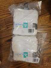 NWT Three Piece Long Sleeve Body Suits White Child Of Mine Qty 3 SKU WQ11 picture