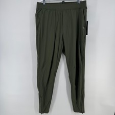 Kenneth Cole Active Tech Jogger Ankle Zip Lightweight Stretch Woven Large NWT picture