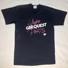 VTG 80s Carquest Auto Parts T Shirt Oneita Made in USA L Black Single Stitch picture
