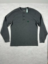 L.L.Bean Men's Waffle Henley Long Sleeve Medium Regular Thermal Long Sleeve NWT picture