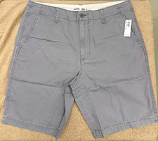 Old Navy Lived-In Straight Men's Chino Shorts Gray Size 36 x 9 Fresh out Plastic picture