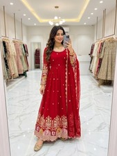 Salwar Kameez Indian Pakistani Wedding Party Wear Dress Bollywood Anarkali Suit picture