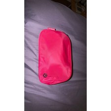 New Without Tags Lululemon Everywhere Belt Bag 1L Hot pink color/Silver hardware picture