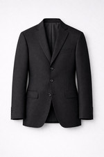 NEW Men's Black Suit Separate Jacket Three Button Blazer - Sizes 40R - 46R picture