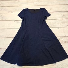 Torrid Navy Blue Fit and Flare Dress Size 00 picture