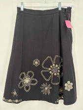 Pre-Owned Moschino Black Size 4 Pencil Skirt picture