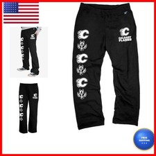 Blue 84 Calgary Flames NHL Officially Licensed Sweatpants Black, X-Large picture