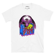 Lord of the Pipe Pit MTG Vintage Style Skate T-Shirt Original Design picture