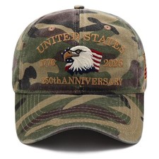 United States 250th Anniversary Hat,1776-2026 Embroidery Patriotic Baseball Cap, picture