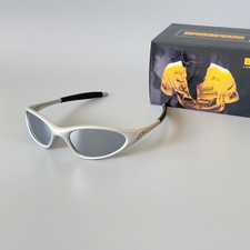 Vintage Oakley Minute Gray Sunglasses Gorpcore Outdoor Y2K hype plate picture
