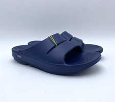Oofos OOAHH Unisex' NEW Recovery Slide Navy Multiple Sizes picture