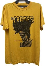The Cramps Bad Music For Bad People Gold T shirt Short sleeve Men Women picture