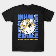 Just a Panic Attack - Funny Fish Sarcasm Gift T-Shirt picture