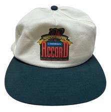 Vintage 1998 Honda Accord All American Snap Back Green / Off White Hat  Cap picture