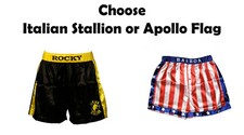 Rocky Balboa Boxing Halloween Cosplay Costume Replica Shorts Trunks picture