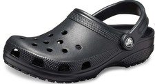 Unisex Black/White Cozy Classic Clog Ultra-Light Slip-On Shoes U-S-A picture