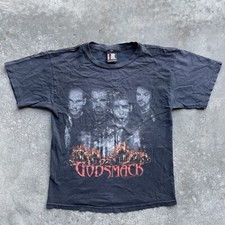 Vintage 1999 Godsmack Smackfest Tour Shirt Giant Tag Double Sided Black Adult S picture