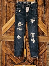 American Eagle High Rise Jegging Size 00 Next Level Stretch X Short NWT 69.95 picture