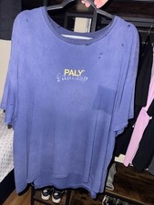 BRAND NEW Paly Hollywood Core Logo Faded Navy Tee Size XL picture