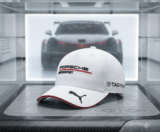 Porsche Motorsport Replica Team Hat White PUMA Adjustable Cap Official NWT 2026 picture