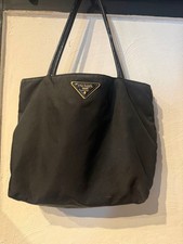 PRADA Nylon Tote Bag Black Vintage Japan picture
