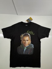 Lord of the Rings Legolas Elven Lunchbox Black T-Shirt Size Medium New Tags picture