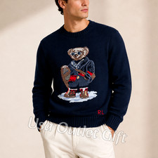 POLO PALPH LAUREN Polo Bear Blend Knit Sweater Men XL, NWT picture