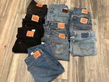 Lot Of 10 Levi’s 505,550,517,514 Men's Sizes 32 - 38 Nice picture
