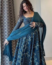 Anarkali Gown Indian Dress Salwar Kameez Ready To Wear Party Wedding Bollywood picture