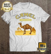 NEW Camel Cigarettes White T-Shirt Unisex Cotton S-5XL HRL667 picture