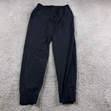 Lululemon Joggers Mens Medium Black ABC Athleisure Stretch Pockets Athletic picture