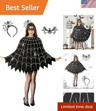 Gorgeous Halloween Spider Web Costume for Women - Includes 3 Essential Pieces picture