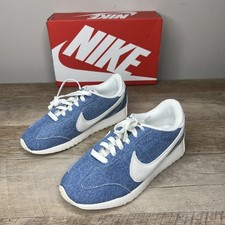 Nike Pacific SE Denim Women’s Low Top Sneakers Work Blue & White Casual Shoes picture