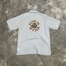 Vintage 90’s Porn Star Skateboard Open Collar Shirt picture