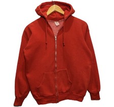 True Vintage 50s 60s Sweatshirt L Fleece Hoodie Emar Zip Up Rare Condition 22x23 picture