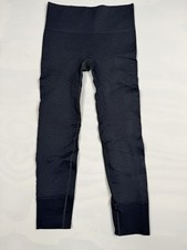 Lululemon Ebb to Street Pants Seamless Heathered Black Women's Size 6 Nylon picture