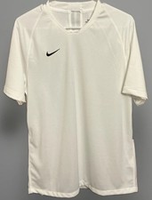 Nike Mens Dri-Fit Ftbll/Socc White Jersey AJ1022-100 Size Medium NWT picture