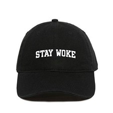 Stay Woke Baseball Cap Embroidered Cotton Adjustable Dad Hat picture