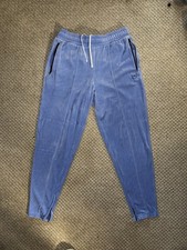 Puma x TMC Nipsey Hussle Velour Track Pants Men's Large Blue Joggers picture
