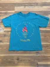 Vintage Single Stitch 1996 Atlanta Olympics Shirt (Size Large) picture