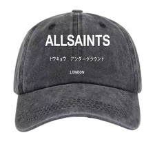 Allsaints Tokyo Underground London Vintage Washed Unisex Streetwear Dad Hat picture