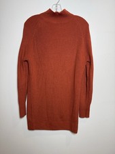 Lululemon Women's Merino Wool-Blend Ribbed Sweater Dress Rust Size 2 picture