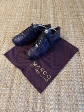 MARCO DI MILANO Bali Sneaker Lizard Original Skin Purple Authentic Brand New NIB picture