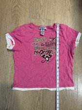 Vintage Y2K Bobby Jack Self Esteem Pink Graphic Tee Shirt Large Chocolate Monkey picture