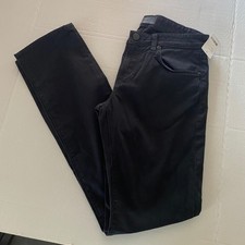 J Brand Kane Straight Fit Double Weave Twill Pants Depth Blue Black 29 NWT picture