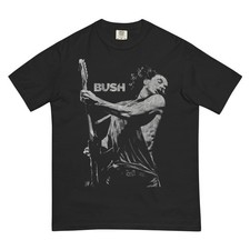 Bush Gavin Live on Stage Mineral Wash Officially Licensed Mens T Shirt Black picture