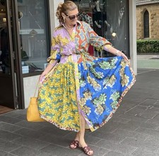 Alemais Arnie Ramie Spliced Shirt Dress $790 Size US 8 picture